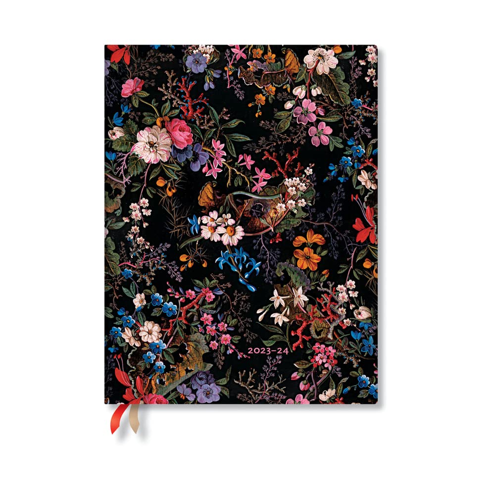 Paperblanks | 2024 Floralia | William Kilburn | 18-Month Flexi | Ultra | Vertical | 224 Pg | 80 GSM