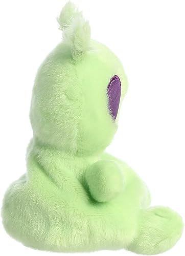 Miniatura 3 de Aurora® Adorable Palm Pals™ Ross Alien™ Animal de peluche, diversión de bolsillo, juego sobre la marcha, verde, 5 pulgadas