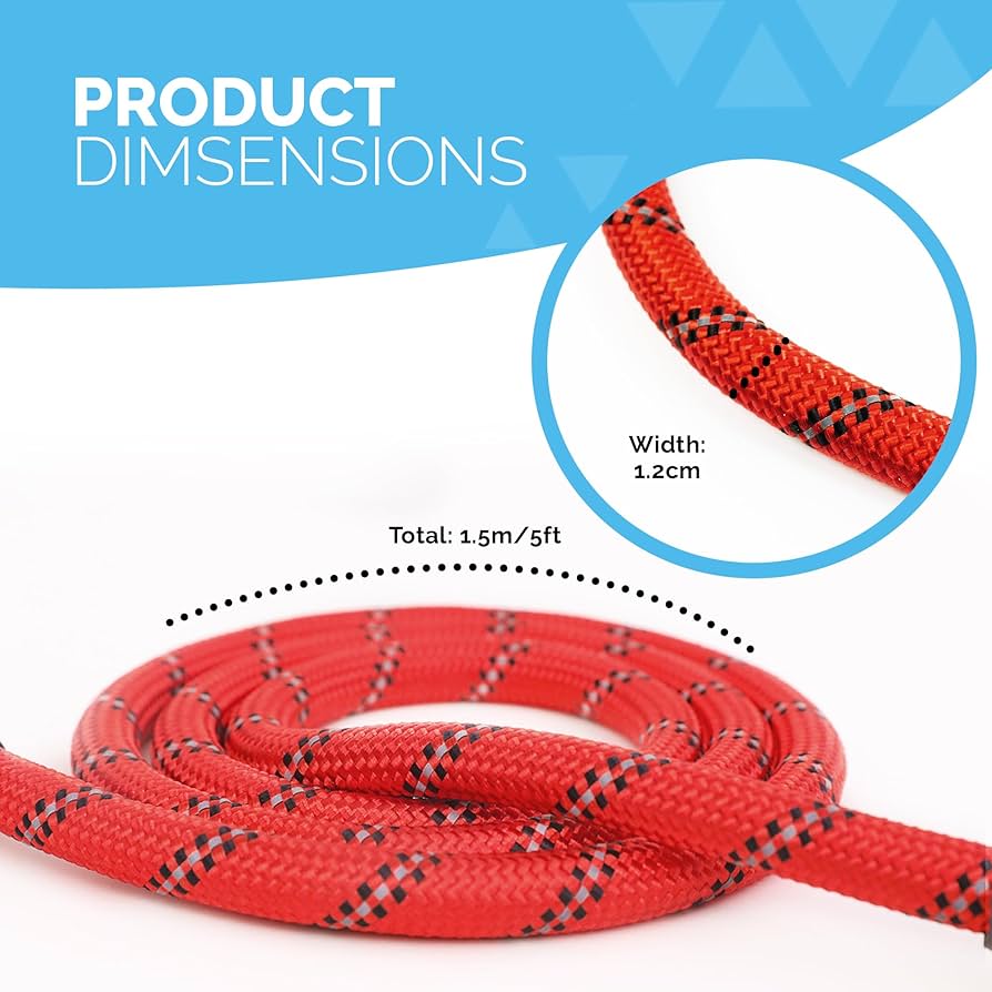 1.5M Dog Leash With Padded Handle And Highly Reflective Threads Pet Dog Leash For Medium Large Dogs I.275956068