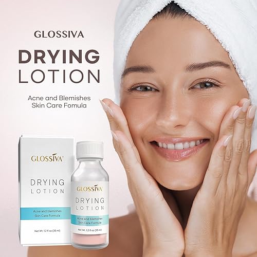 Miniatura 6 de Glossiva Loción de secado tratamiento de manchas para el acné seca las espinillas manchas granos y poros obstruidos Solución durante la noche