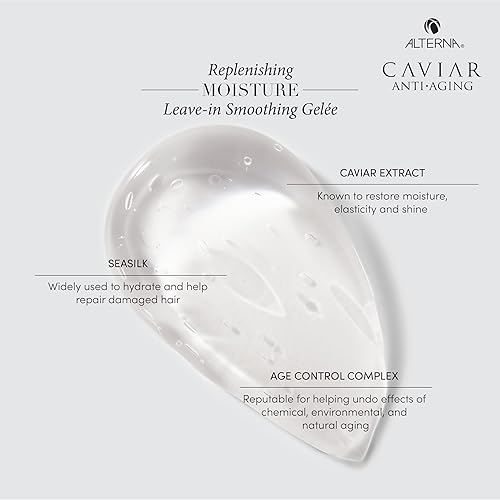 Miniatura 4 de Alterna Caviar Anti-Aging Replenishing Moisture Leave-in Smoothing Gelee, Lightweight Styling For Dry Hair,Sulfate Free