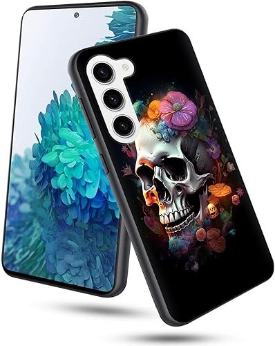 Miniatura 878 de Funda protectora para Samsung Galaxy A13 5G/A04S para Samsung Galaxy A13 5G/A04S, funda de silicona TPU suave con calavera de rosa, diseño elegante