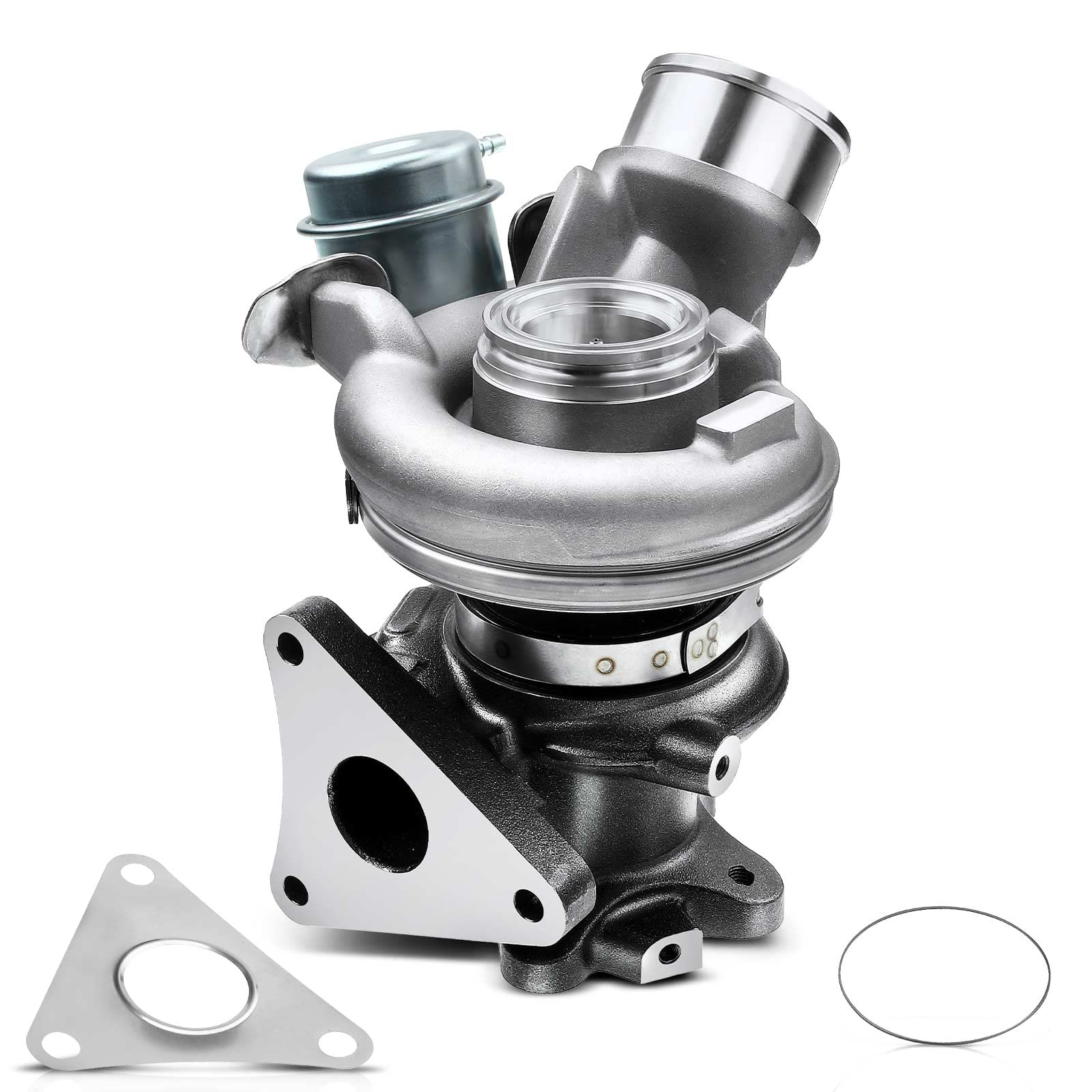A-Premium Complete Turbo Turbocharger Kit, with Wastegate Actuator & Gasket, Compatible with International Maxxforce Navistar Truck, 7.6L, Replace# 1155-990-0047, 179360