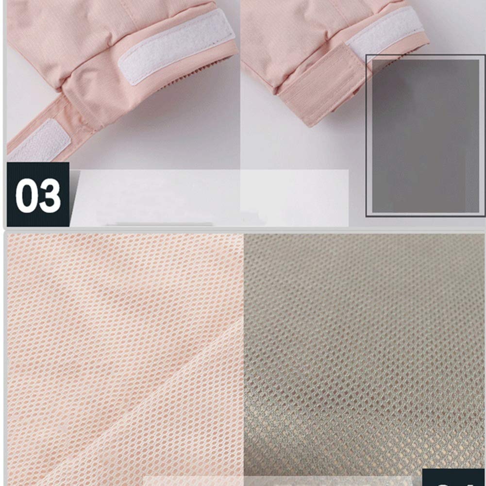 Wasserdichter Anzug Regenjacke Männer Frauen Regenanzug Regenmantel mit Kapuze wasserdichte Jacke/Hose Regenbekleidung Schneemantel Ski (Farbe : Rosa, Größe : L)