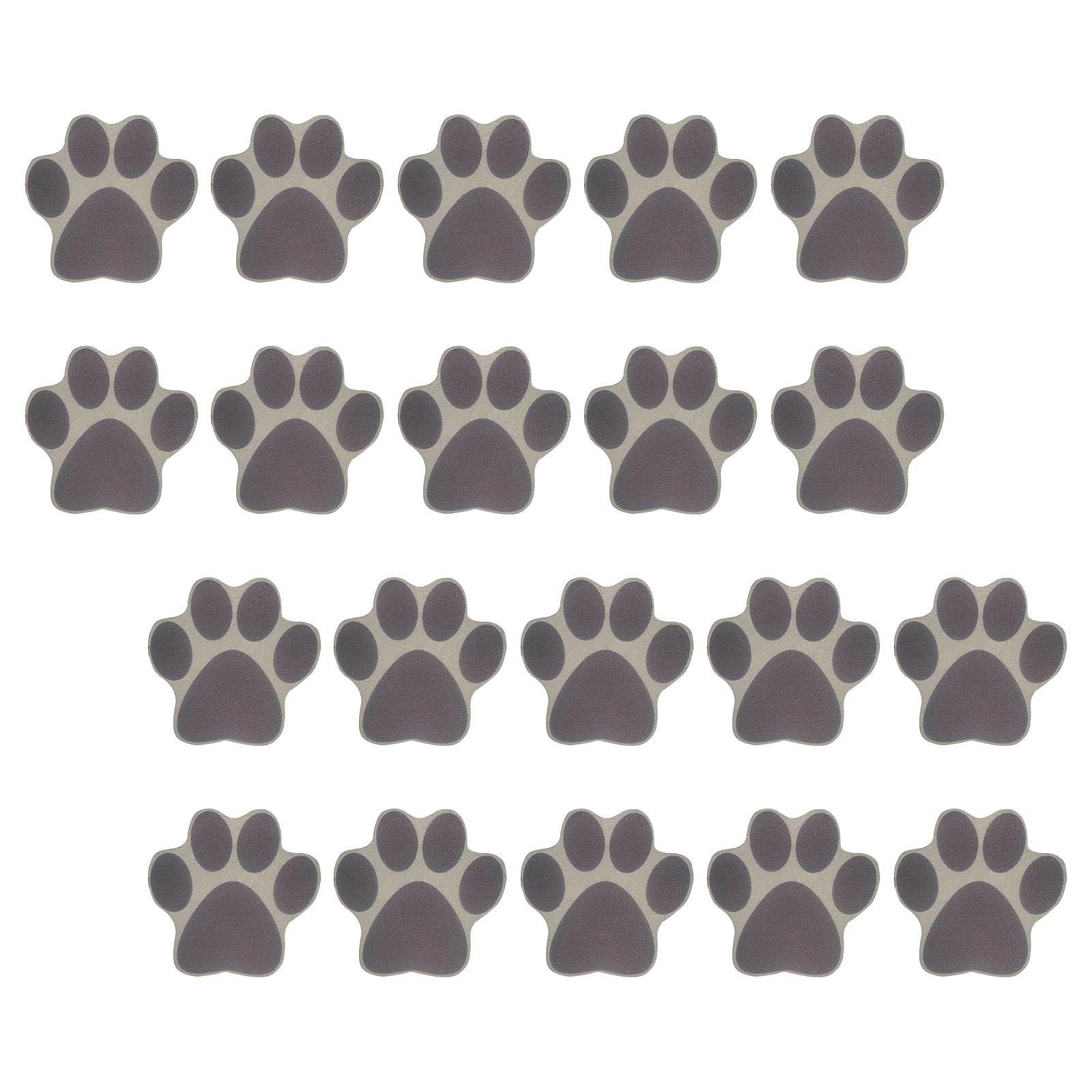 Xjdzineq 20Pcs Removable Shower Floor Stickers, Anti-Slip Bathtub Grip for Pet Child Fall, PVC Bathroom Antislip Pad