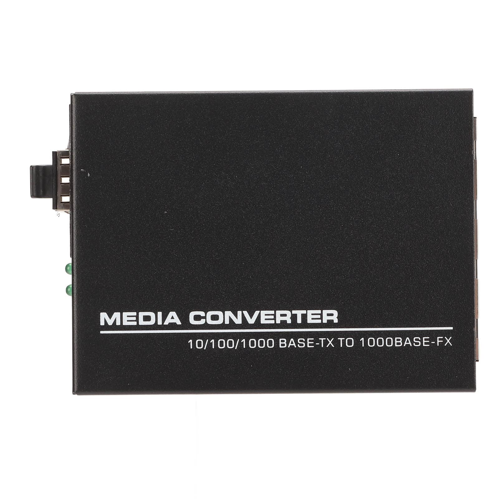 Medienkonverter, Gigabit 1 SFP-Port, 4 RJ45-Ports, 10/100/1000Base TX auf 1000Base FX, 25 km Reichweite