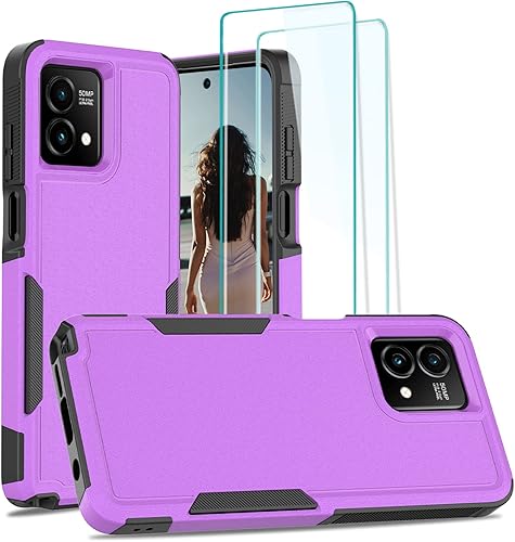 Jeylly Funda para Moto G Stylus 2023 5G, a prueba de golpes, carcasa híbrida de policarbonato duro, cubierta protectora de poliuretano termoplástico