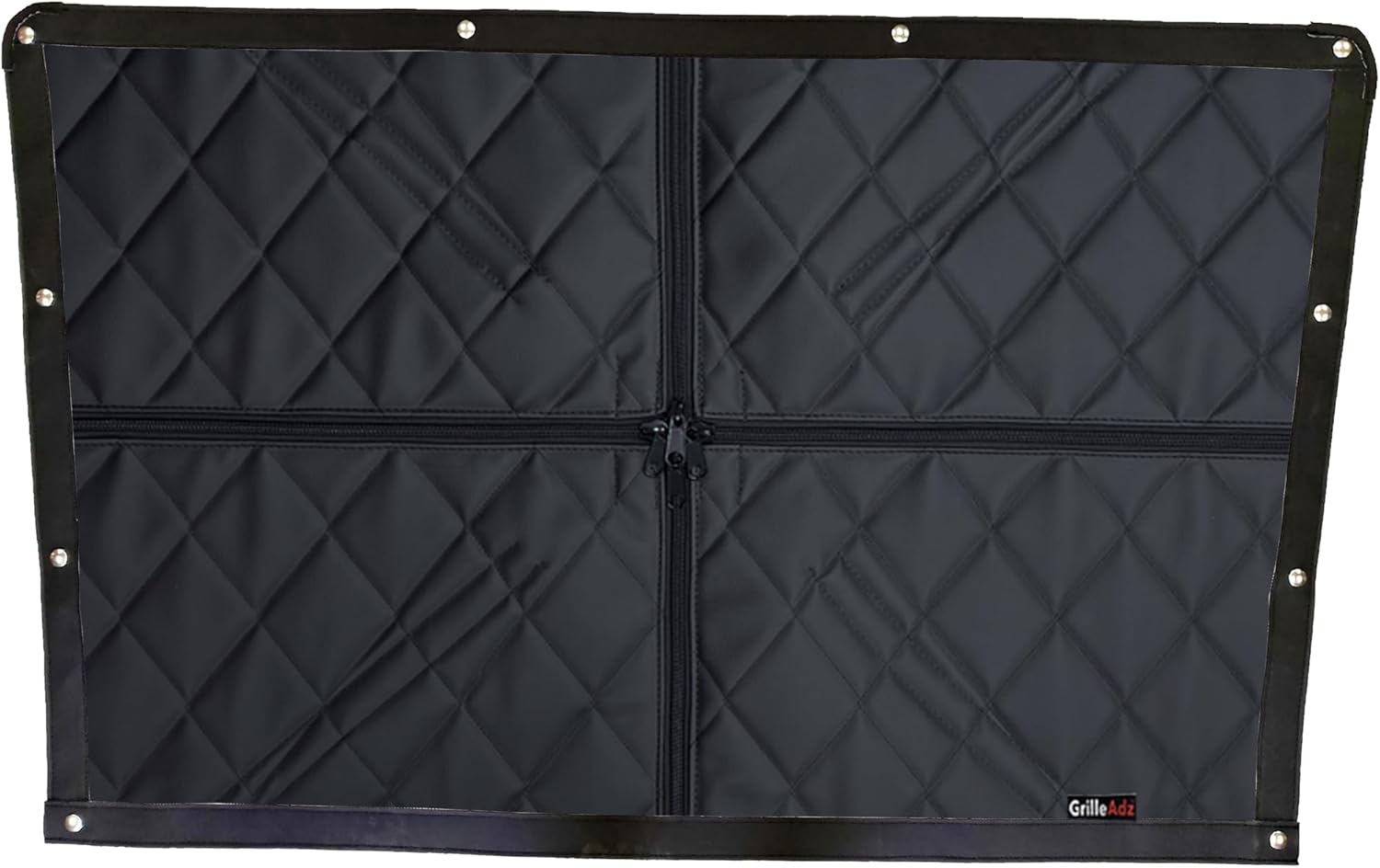 FITS: Volvo VHD (All Years) Quilted Adjustable Winter Front Grille Cover with Installation Kit (YKK Upgraded Extreme Cold Weather Zipper)