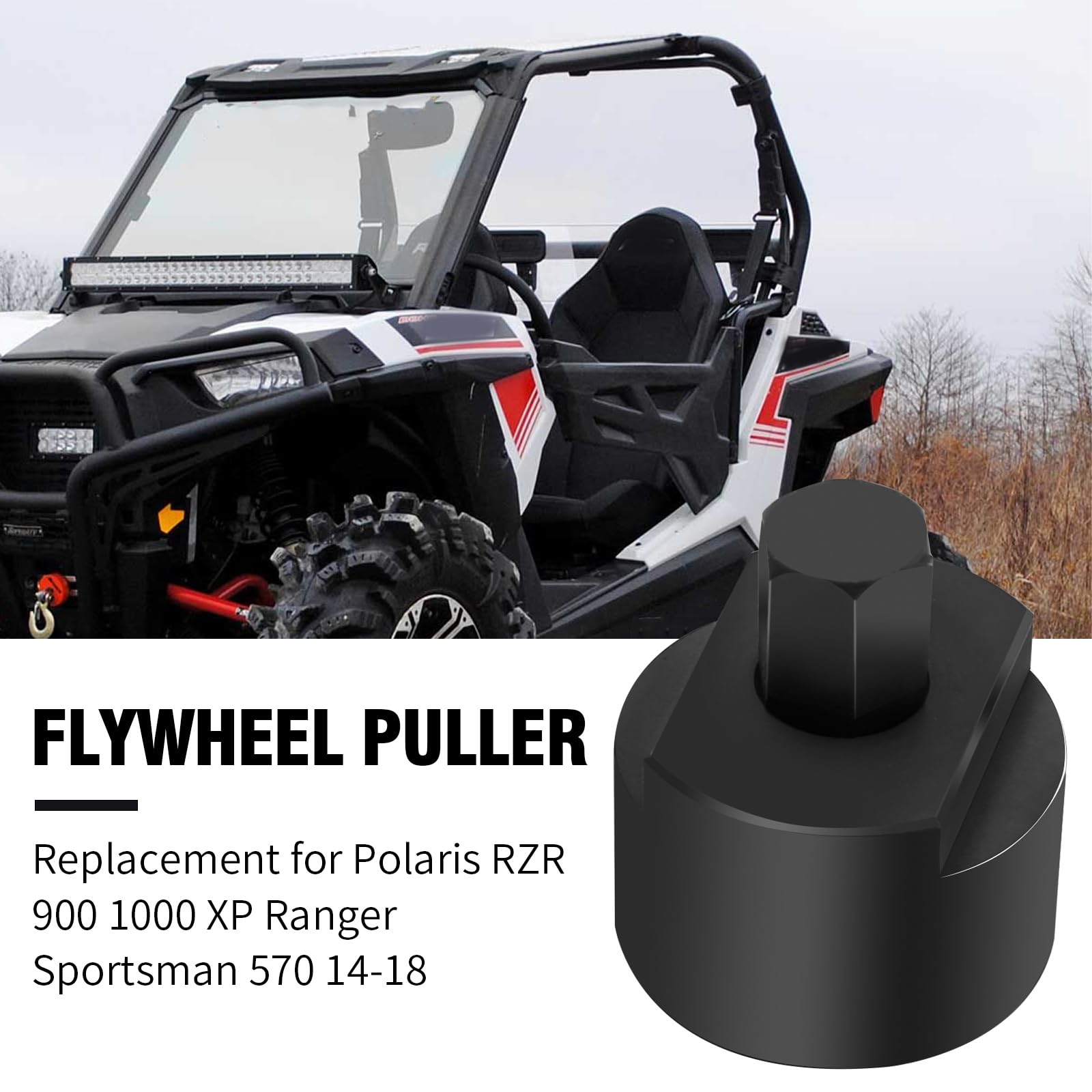 Extracteur De Volant Moteur M50x1.5 Pour Polaris Sportsman Ranger RZR - Outil Démontage