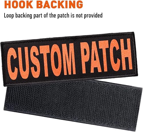 Miniatura 9 de Dogline Parche personalizado con letras con brillantina para perro, chaleco, arnés o collar, parches personalizables con texto brillante