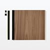 MUJI Stacking Shelf with Wooden Door, Walnut Veneer 83907983