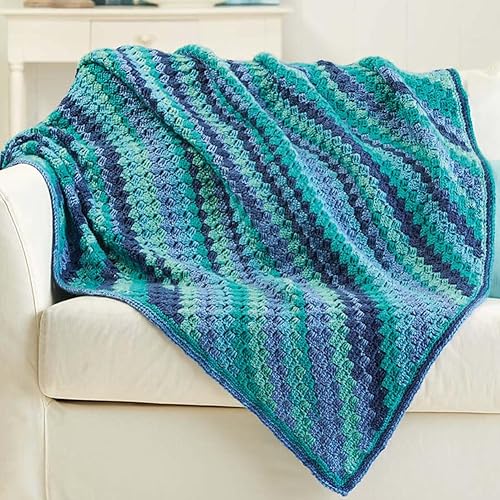 Miniatura 7 de Aeelike - Hilo acrílico suave de 480 yardas para tejer, tejer, manualidades, varios colores surtidos, color azul claro