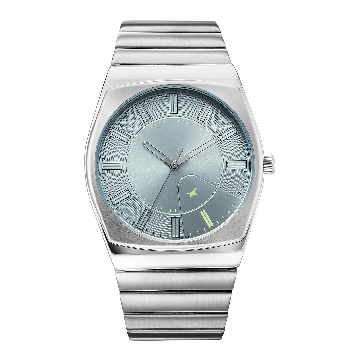 Fastrack Stunners XI with Quartz Analog Green Dial Silver Stainless Steel Strap Watch for Men - 38212SM01-image-10