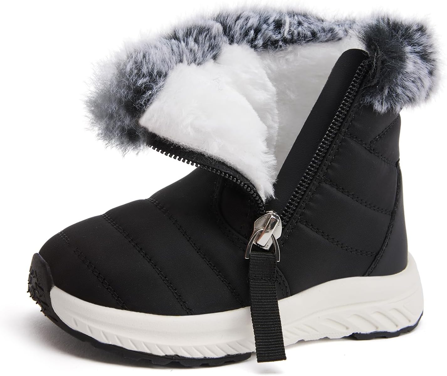 BMCiTYBM Toddler Boy Girl Snow Boots Waterproof Winter Warm Boots Nonslip Lightweight Outdoor Walking Shoes for Cold Weatehr