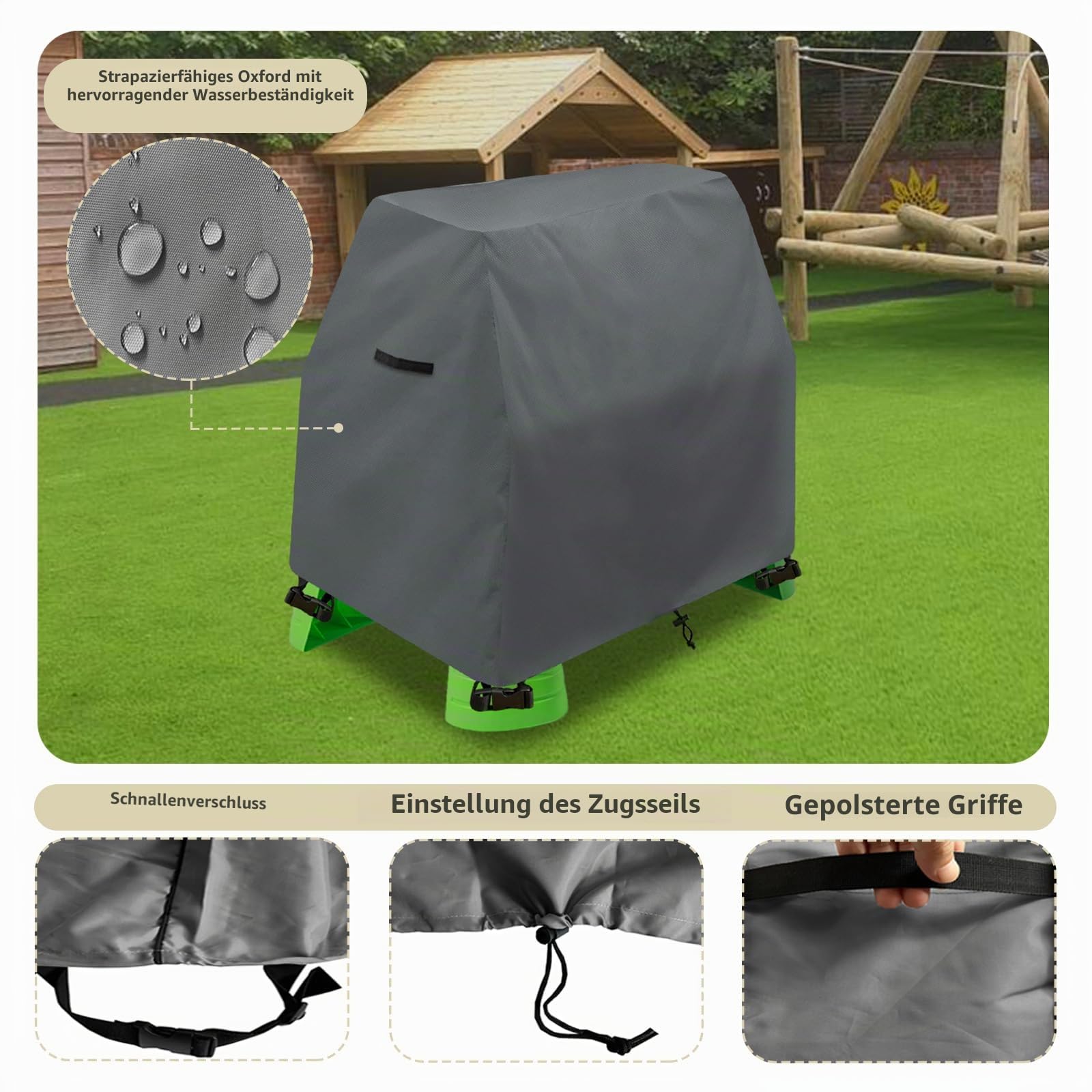 Kinder-Wassertischabdeckung, passend für Step2 Regenduschen, Spritzteich, Wassertisch, wasserdicht, staubdicht, UV-Schutz, Outdoor-Spielzeug-Abdeckung