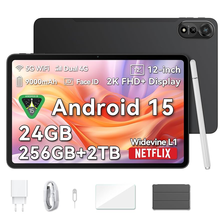 Android 15 タブレット 12インチ Blackview MEGA2 Amazon.co.jp: 【Android 15 タブレット 12インチ 2K IPS大画面