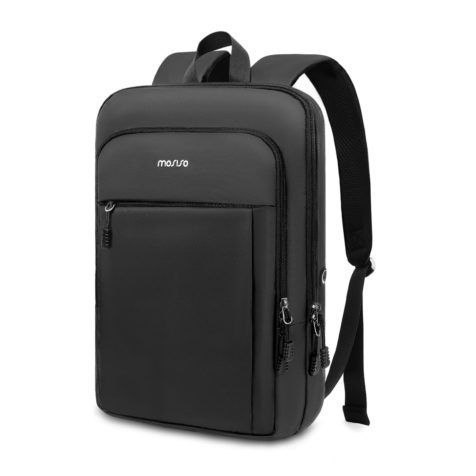 MOSISO 17,3 pollici Zaino per Laptop da Uomo, Sottile, Leggero & Compatto