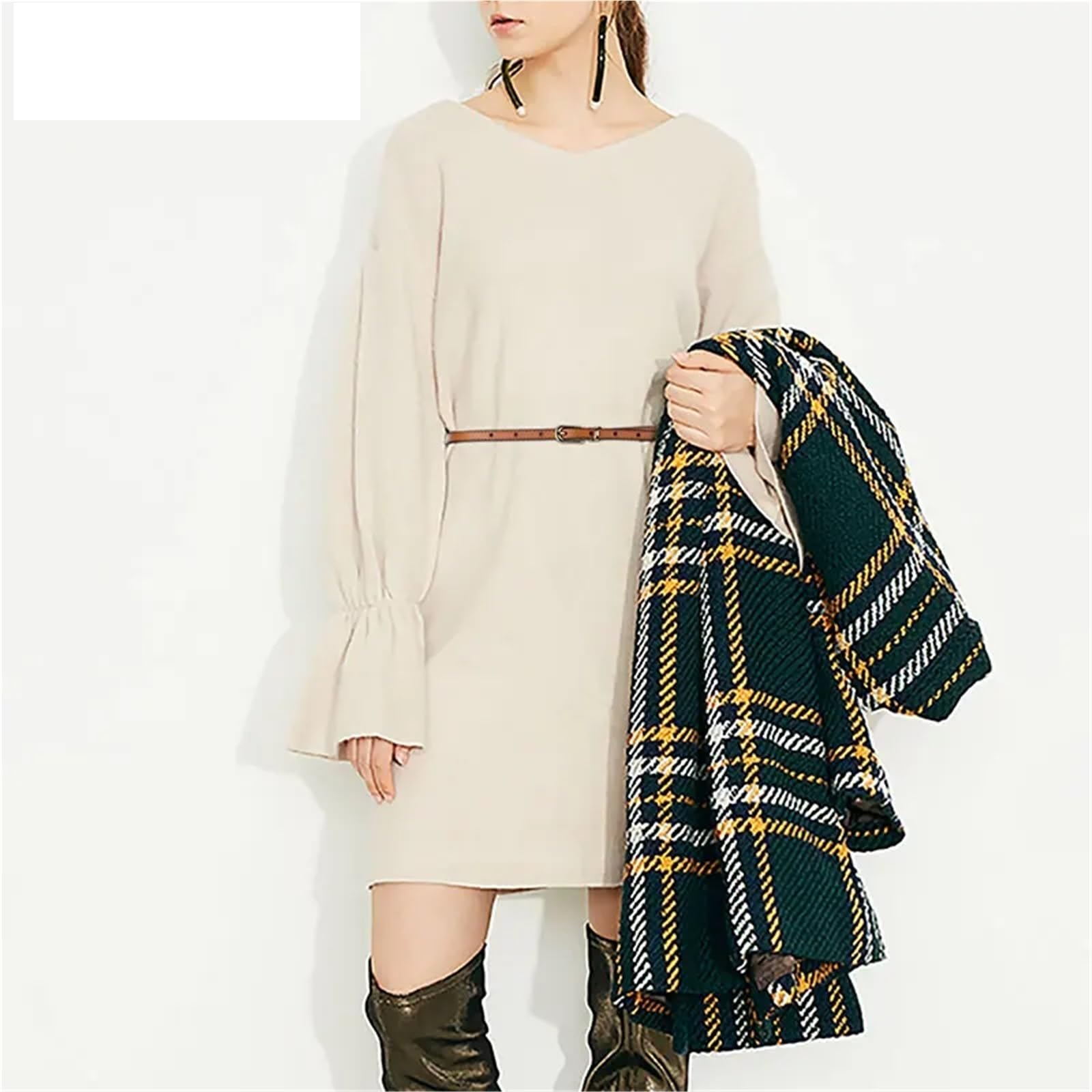 Ceintures en cuir véritable for femmes, 2 pièces, boucle ardillon alliage, fine, for robes et pantalons jean Pour Femme