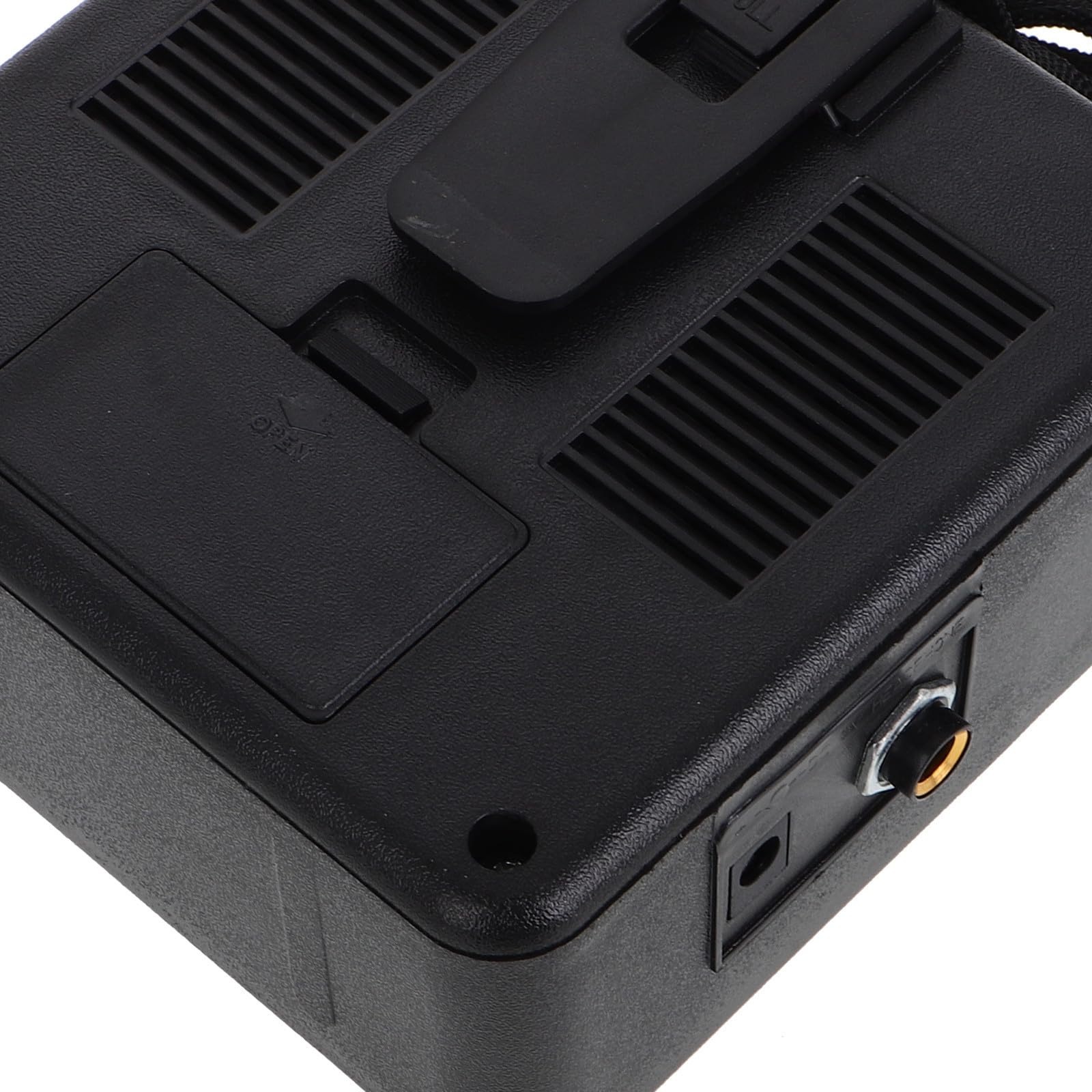 HEMOTON Mini Amplificatore per Chitarra Elettrica 5w Costruzione Robusta e Effetti Sonori Integrati, Piccolo Amplificatore Portatile in Plastica e Metallo per Pratica Musicale