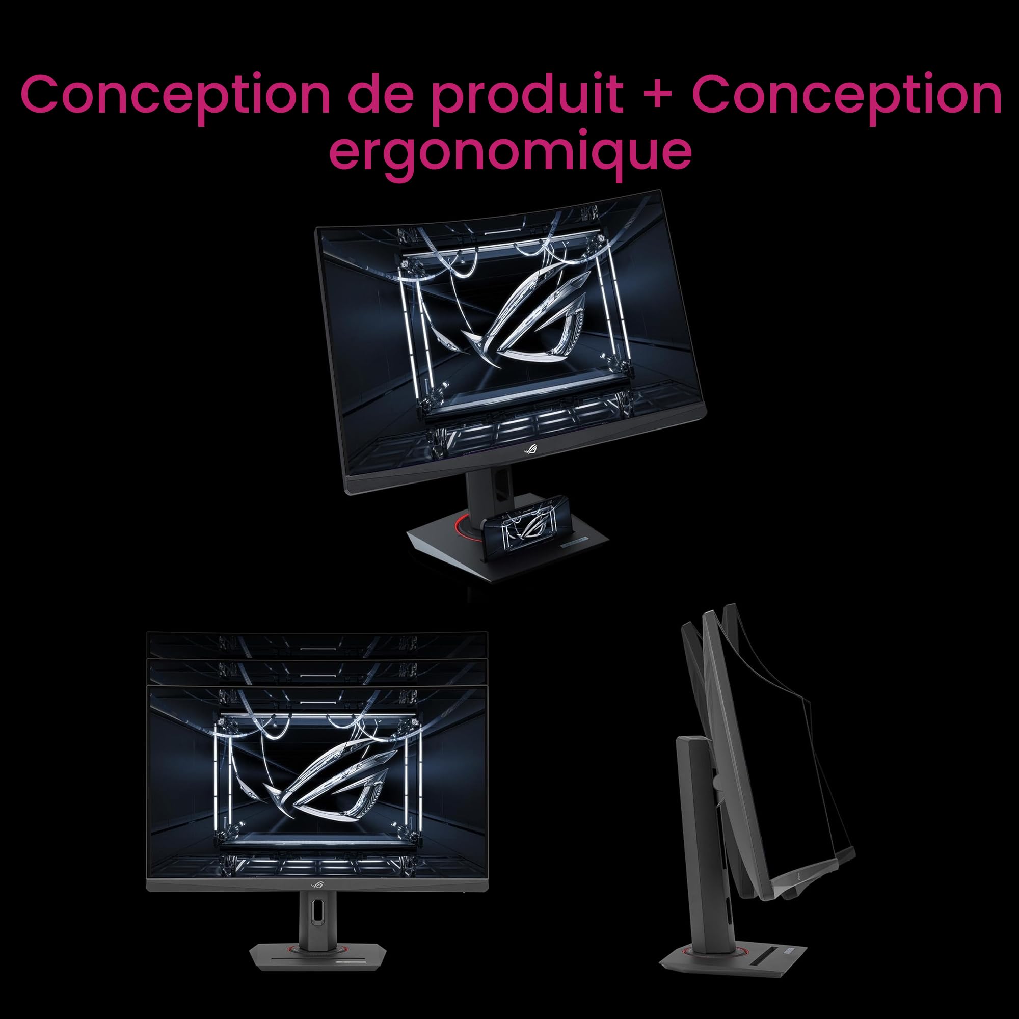 ASUS ROG Strix XG27WCS 27 Pouces 1440p 180Hz Écran PC Gamer Incurvé