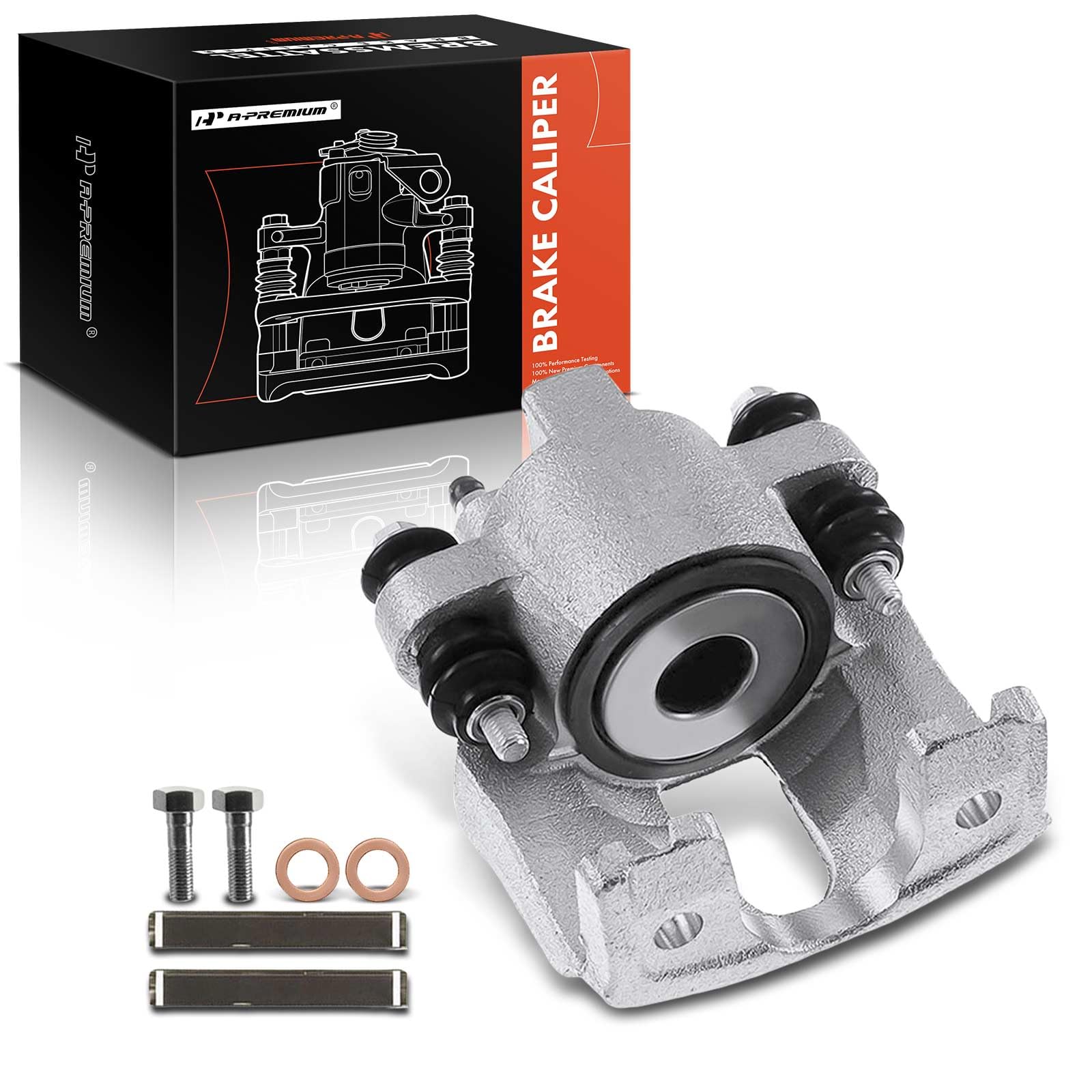 A-Premium Disc Brake Caliper Assembly Compatible with Select Ford and Lincoln Models - Expedition 97-02, For F-250 97-07, For F-150 97-03, Lobo 01-04, Blackwood 02-03, Navigator 98-02 - Rear Side