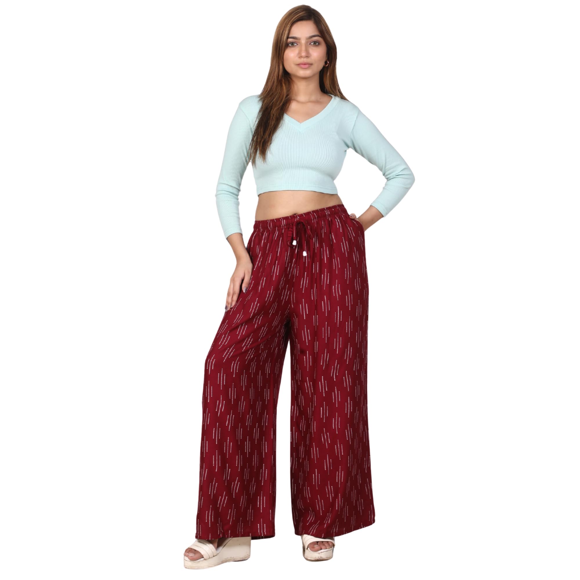 Women's Palazzo Pants-image-48