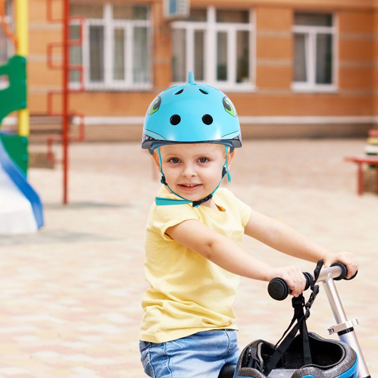 Casco de Bicicleta para Azul Talla S 50-54cm, Plástico