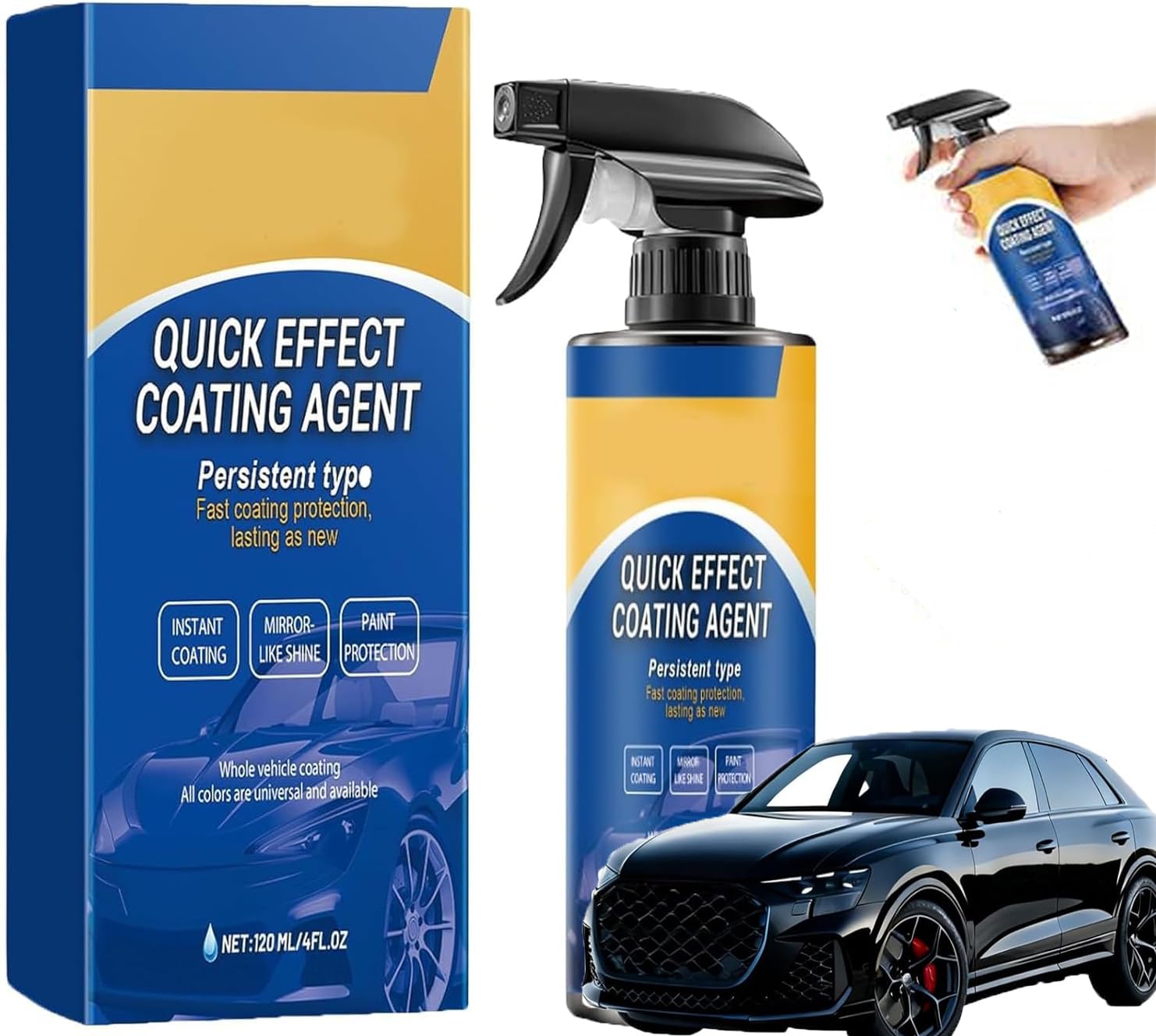 Quick Effect Coating Agent for car, Car Coating Spray,Quick Effect Coatin Agent Review,Multifunctional CarRestore Spray,Polish Sprays Waterless Wash Wax