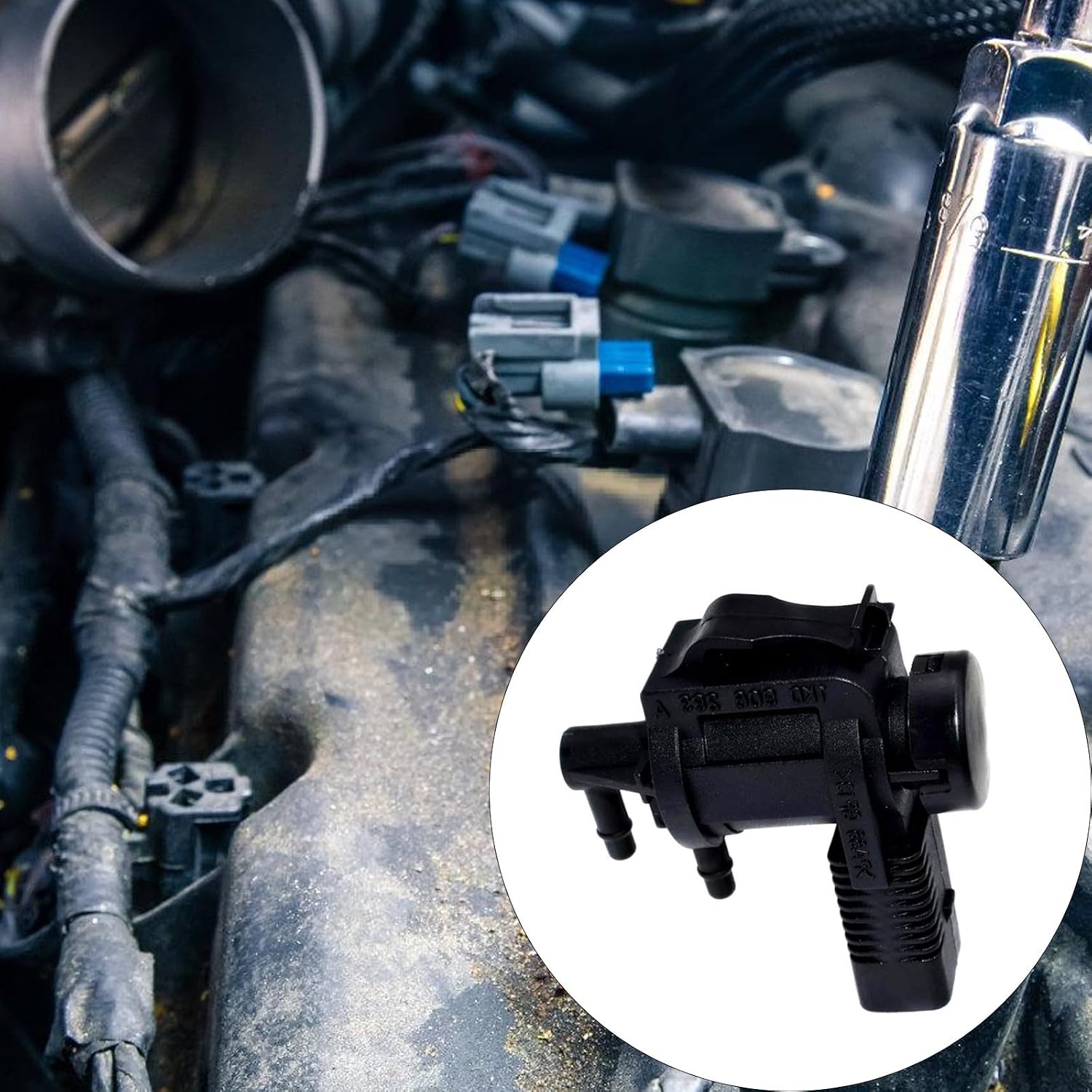Heavy Duty Exhaust Recirculation Valves Enhancing Compatibility ABS Prolongs Engine Life 1K0906283A Easy Installation Vacuum Solenoid