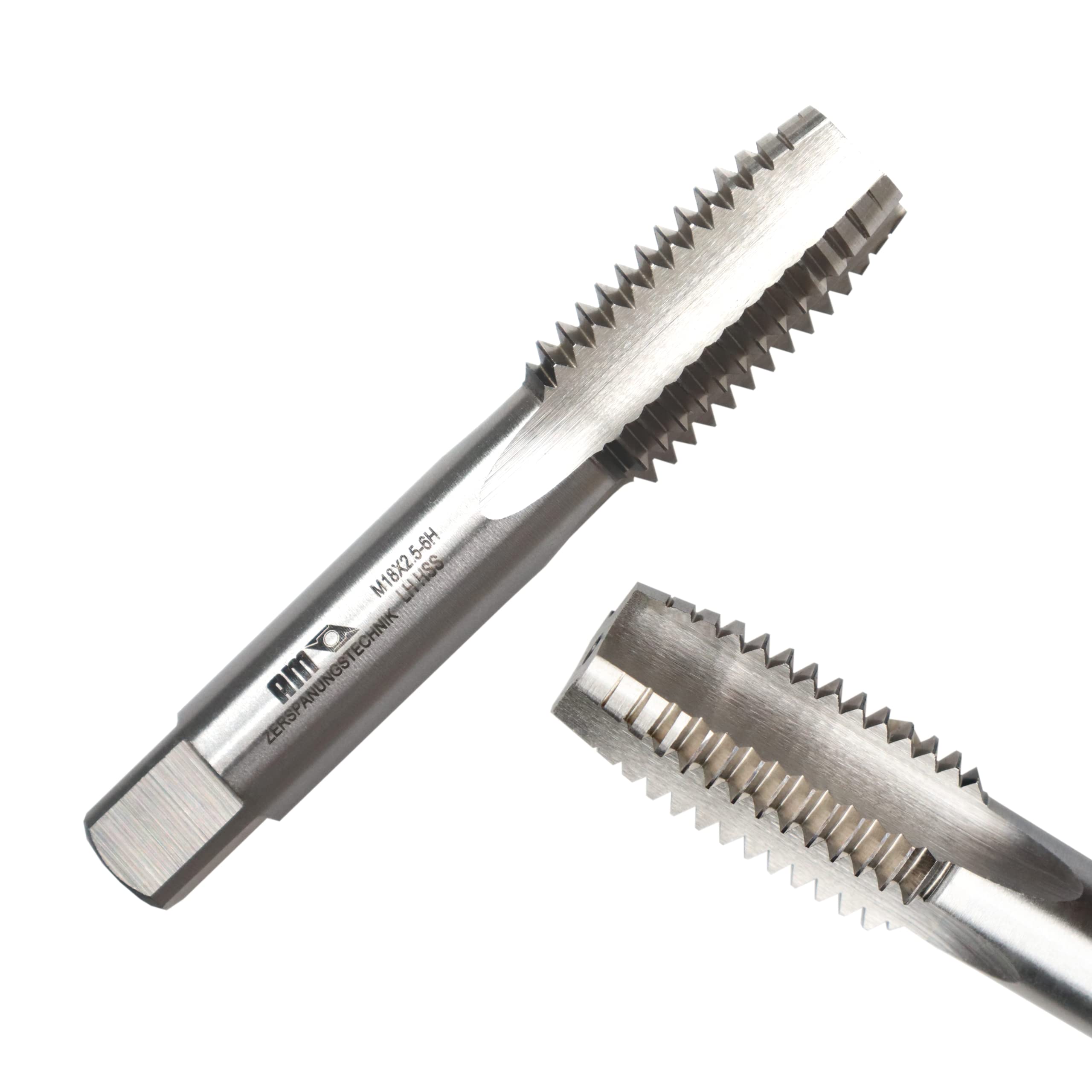 Maschio per filettatura RS PRO in HSS, M18, pezzi, passo Metrico fine 1
