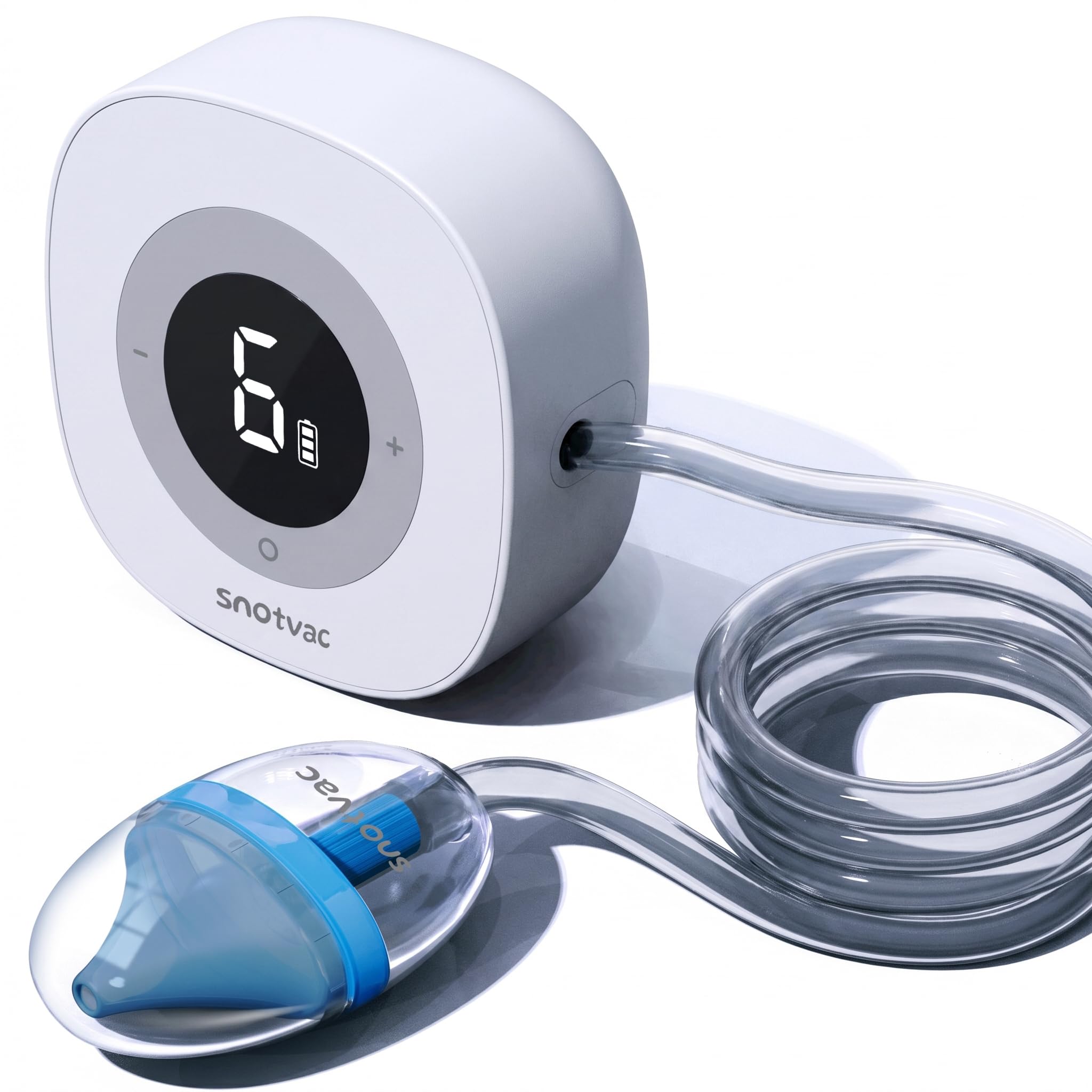 Aspirador nasal eléctrico – Máquina recargable de succión de moco – Aspirador de moco – Aspirador de nariz para recién nacidos, bebés, niños y adultos