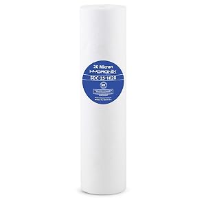 Hydronix SDC-25-1020 Whole House RO Reverse Osmosis Sediment Water Filter Cartridge 2 5 x 10 - 20 Micron