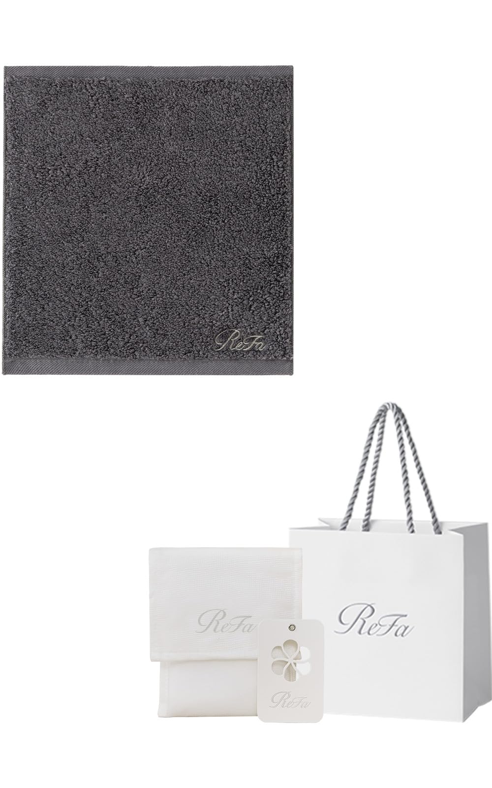 【新品】ReFa リファ バスタオル ショッパー付き ダークグレー Amazon｜【公式ストア限定】リファハンドタオル/ReFa HAND TOWEL