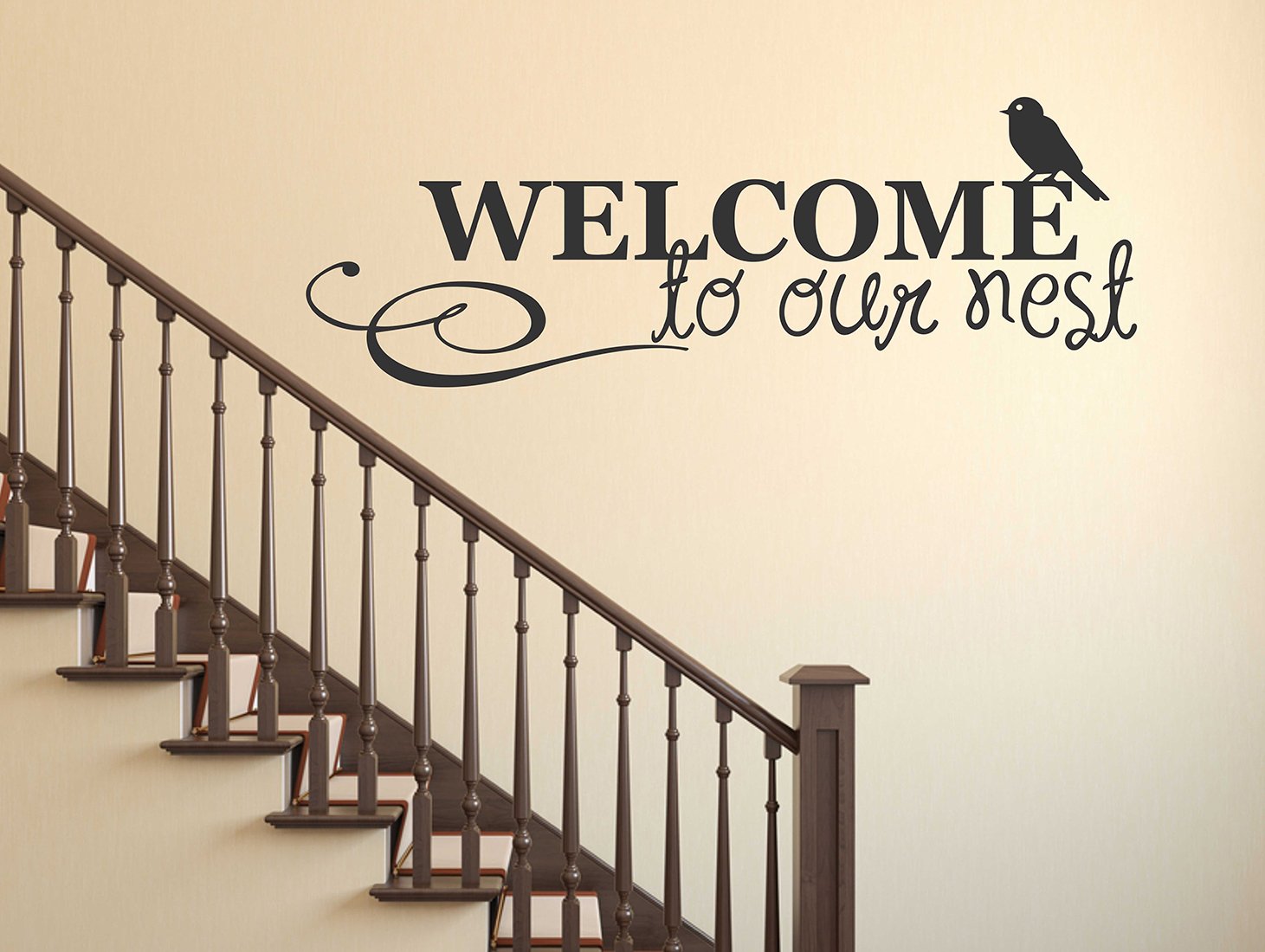 WALLSTICKY Welcome to Our NEST Sticker for Wall Decoration-image-39