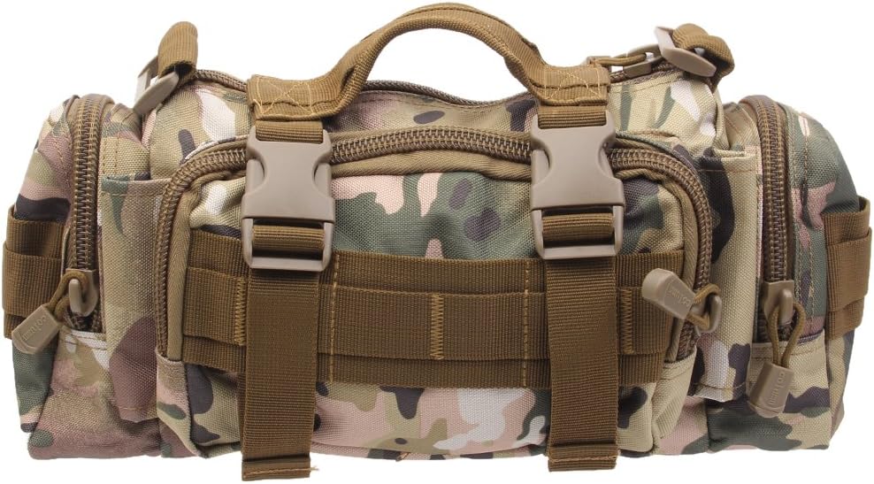 FLAWISH3 Way Design Shoulder Bag Waist Bag Handbag for Outdoor Hiking Camping Travel Lovers Gift - CP Camo