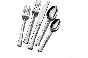 Mikasa Harmony 65-Piece Stainless Steel Flatware Set for 12
