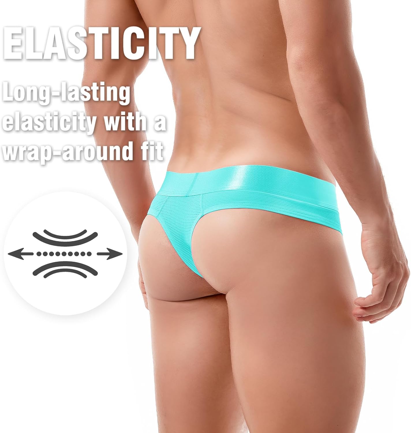 JOCKLAND Men's Thong Underwear, Breathable Cotton Low Rise Bulge Enhancing Underwear Brief Ultra Soft Underpants for Men - Image 4