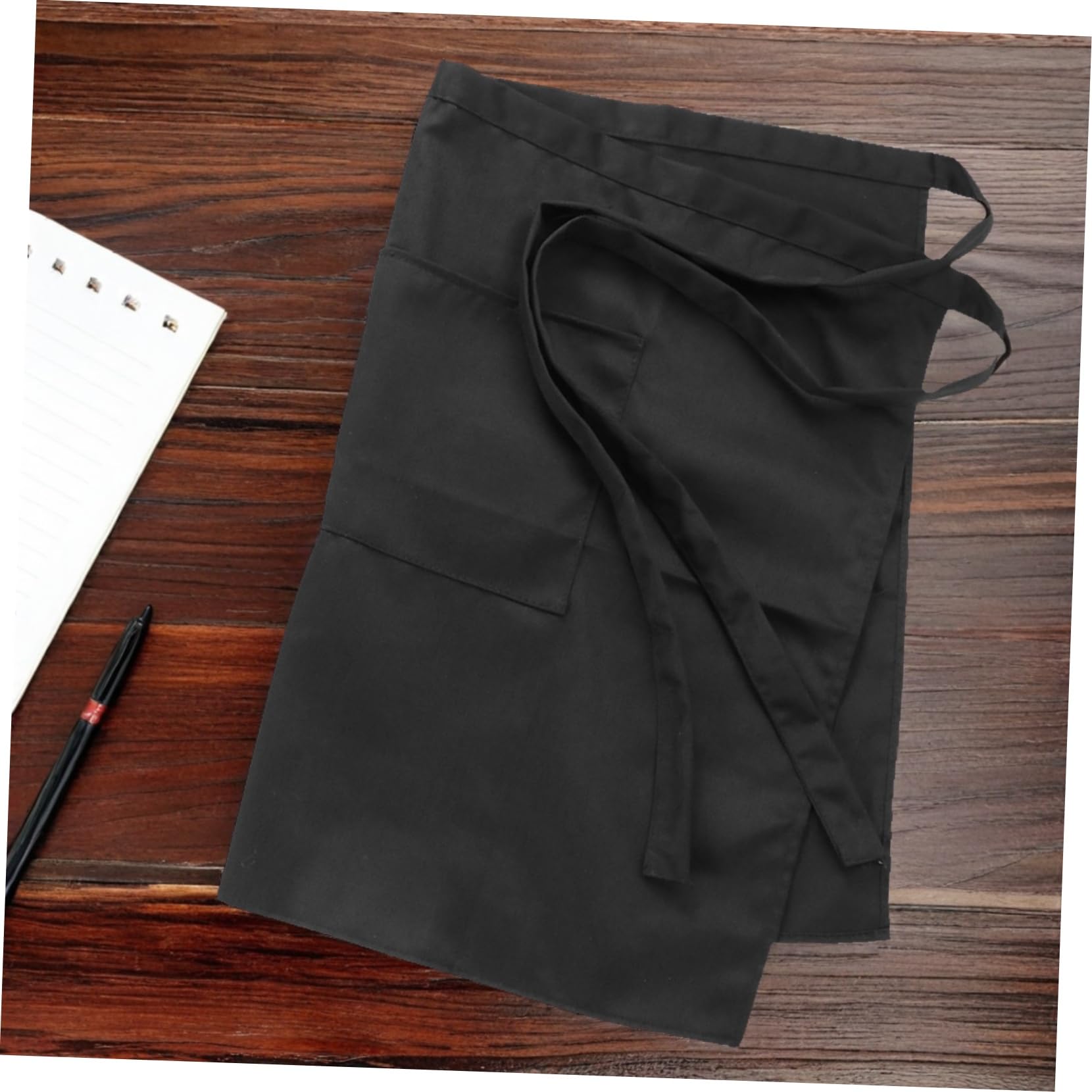 COLLBATH 6 Piezas Delantal de Cintura con Amplios para Hombre Mujer Delantal Corto para Cocina Repostería y Servicio Casa o Fiesta