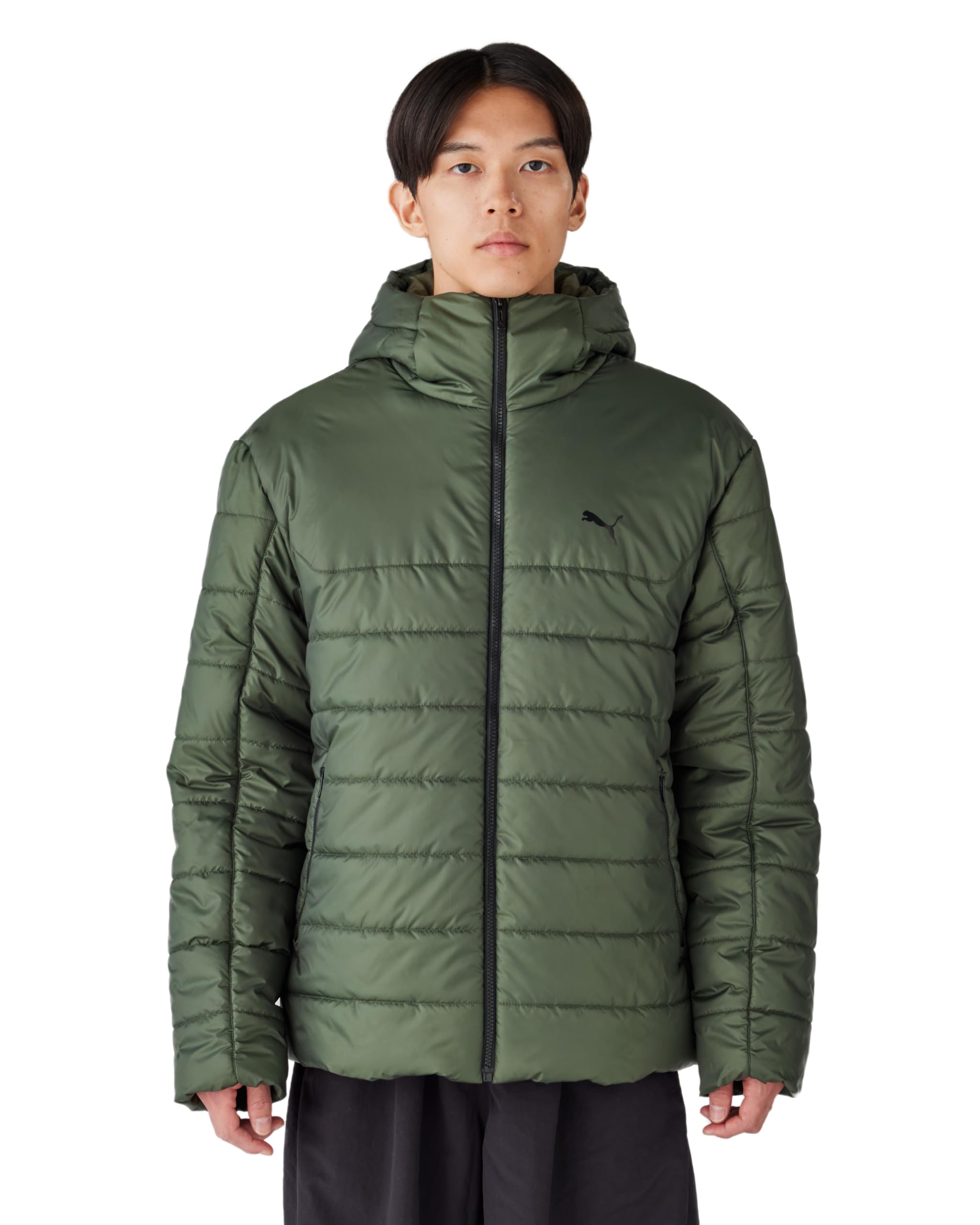 【ブラックフライデー】【43%OFF】【6,238円】 PUMA メンズ 中綿 フーデッド パデッド ジャケット 【送料無料】