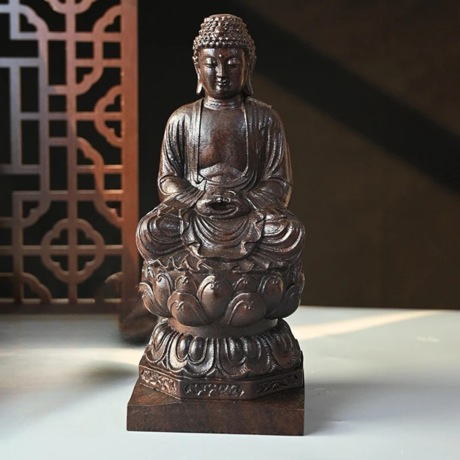 Aottsd Palden Lhamo Buddha Statue Copper Temple Enshrine Home Table Decor 23Cm