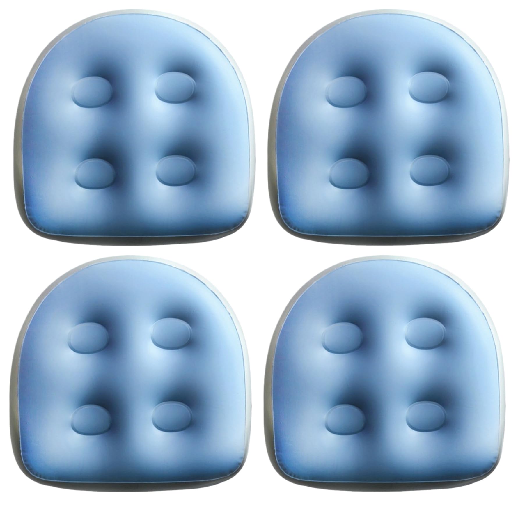 Siège à bains à remous gonflables, booster imperméable 4pcs pour spa et piscine