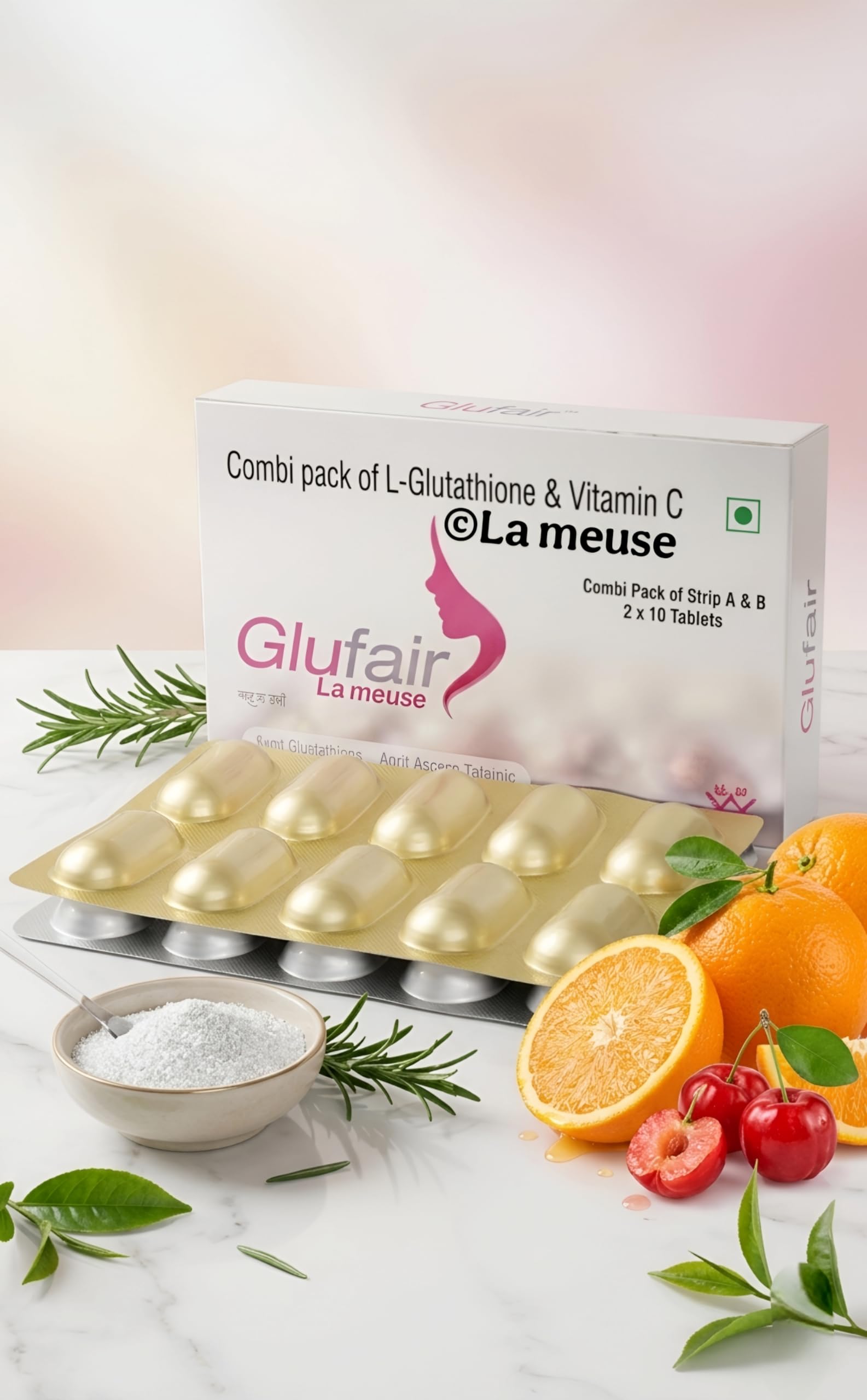 glutathione tablets brand name india Glu-fair L-Glutathione and Vitamin C Tablets, 20 Health & Personal Care Quantity:3 Months How to Choose an Suitable For_Breastfeeding