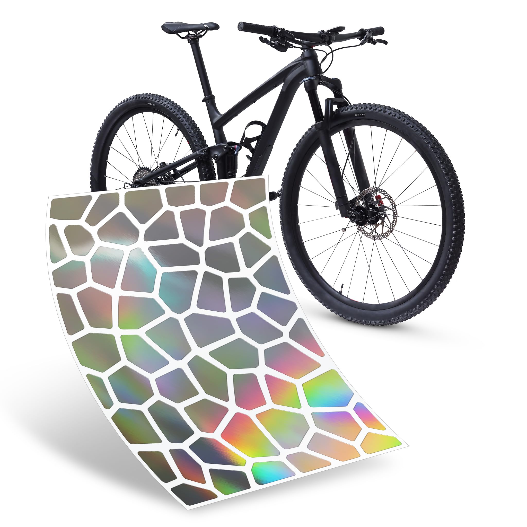 Riesel Design - Fahrrad Aufkleber (21 x 15 cm) – Sticker für Rahmen & Helm | Witterungsbeständige Fahrradaufkleber und Fahrradsticker, rückstandsfrei ablösbar – für Kinder & Erwachsene, Made in Germany