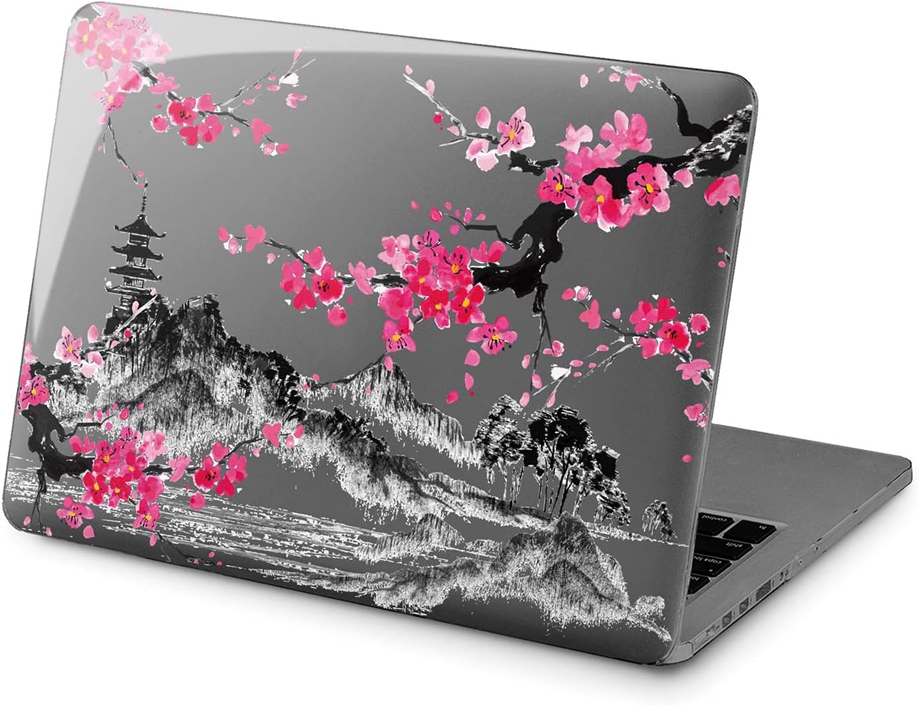 Hard Case Compatible for MacBook Pro 16 14 M3 M2 2023 M1 Pro 13 2022 Air 13 2021 Retina 2020 Mac 11 12 Cover Flowers Art Cherry Sakura Japanese Laptop Blossom Design Print Pink Protective