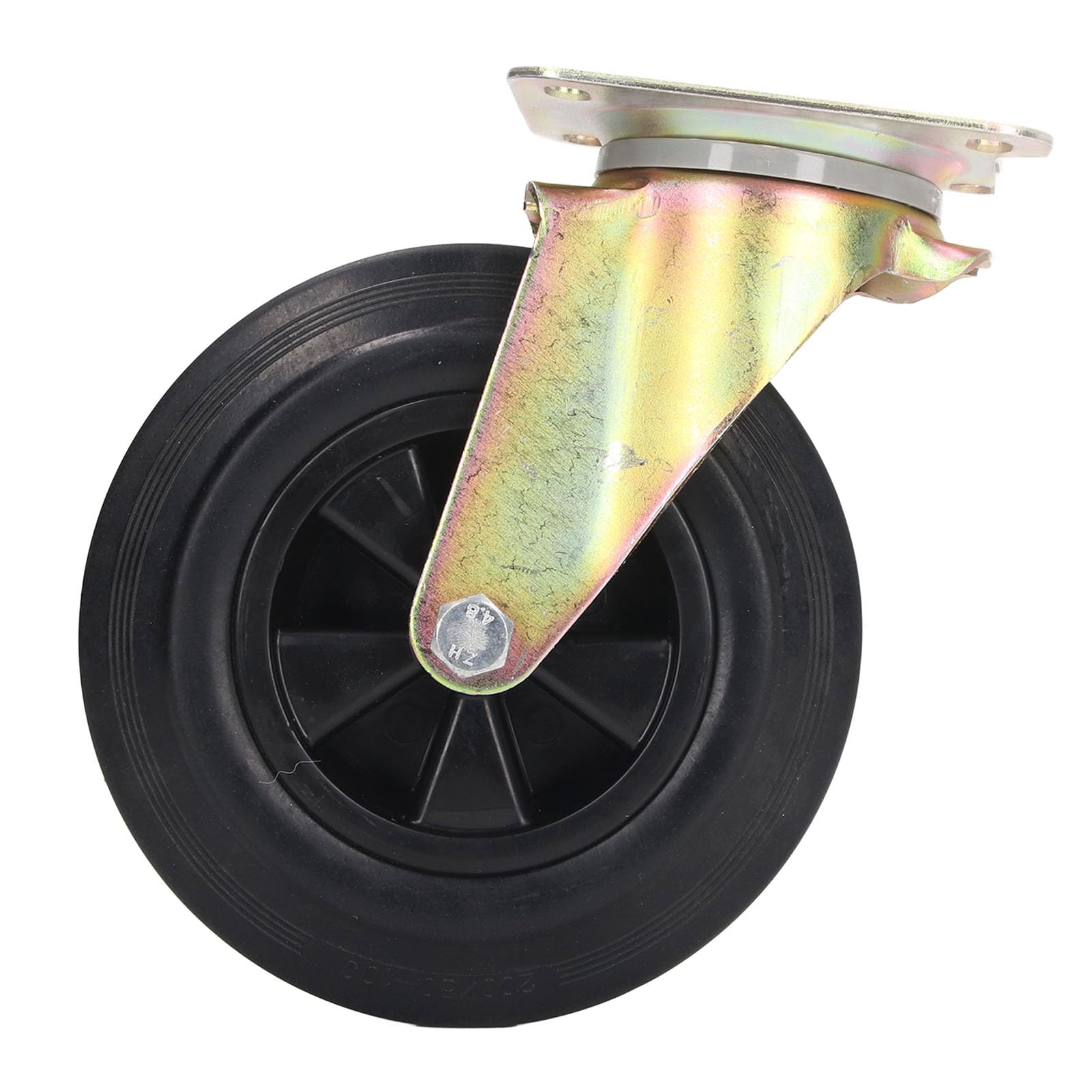 FTVOGUE Pivotante Industrielle, 8 Pouces, Caoutchouc 440 Lb