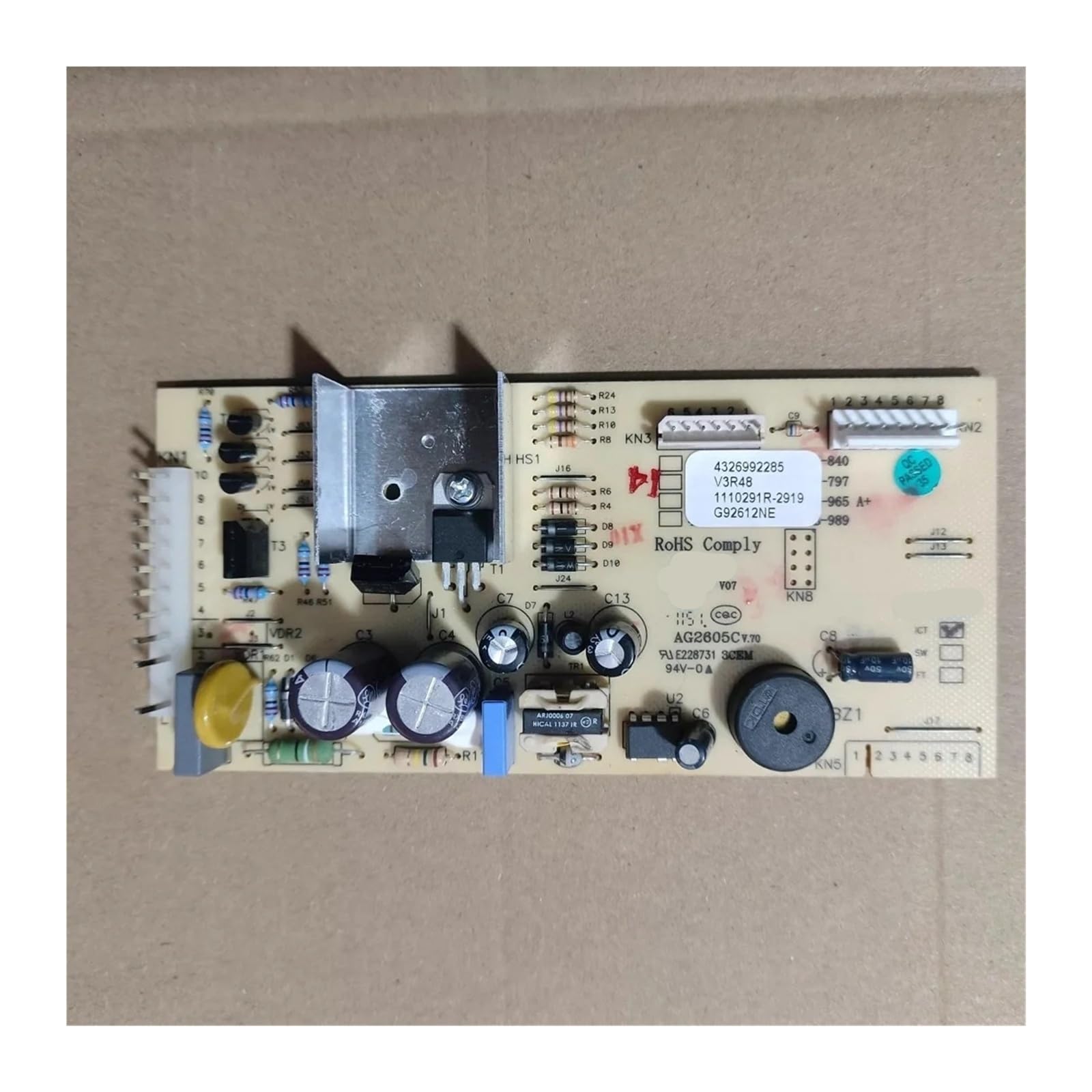 Placa de control de alimentación PCB 4326992285, compatible con refrigeradores Beko