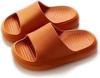 Boys Girls Slide Sandals Kids Beach Pool Sandal Soft Non Slip Bath Slippers Children Indoor Solid Bathroom Sandals Kids Summer Lightweight Sandals Non-Slip Garden Shoes Water Shoes 4-12 Years