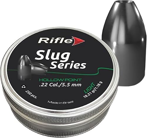 Miniatura 9 de Perdigones para rifle de aire Calibres .177, .22, .25, .30, .35 Punta redonda, abovedada, hueca, tipo slug Varios pesos para tiro al blanco