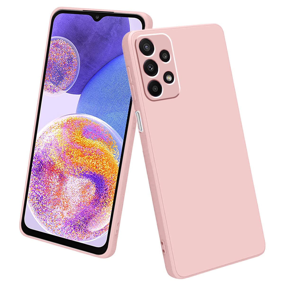 LIRAMARK Silicone Soft Back Cover Case for Samsung Galaxy A23 4G and Samsung Galaxy A23 5G (Silicone Pink) (B0BL16HCKV) Amazon Price History, Amazon Price Tracker