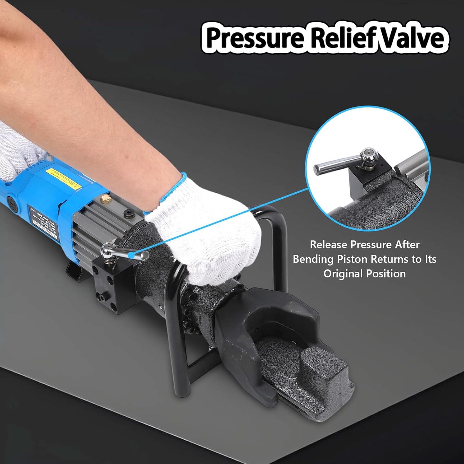 Cortadora De Varillas De Refuerzo HidráUlica EléCtrica PortáTil De 1300 W, hasta 4 A 25 Mm En 2,5 Segundos, Acero De Alta Potencia,para Varillas Corrugadas RC-22